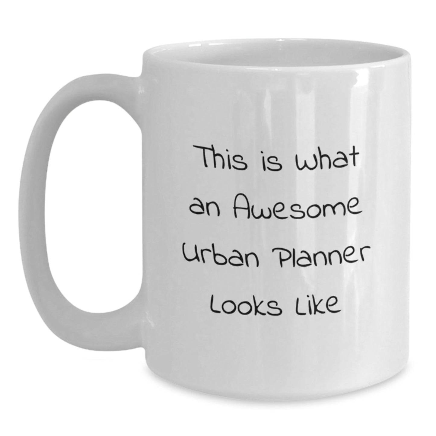 Urban Planner Gifts from Friends, Funny White Coffee Mug with Quote 'This Is What An Awesome Urban Planner Looks Like', Graduation Unique Gifts for Men - Victory Thru Vision