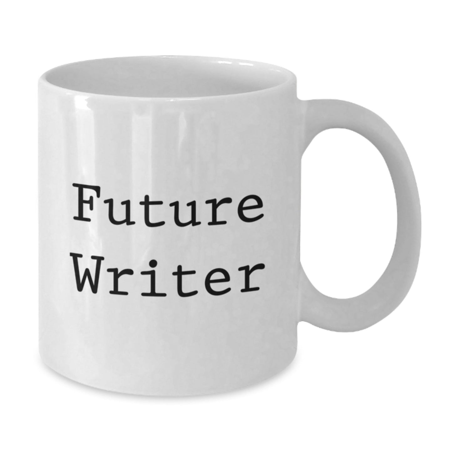 Writer Funny Graduation Gifts, Funny Quote White Coffee Mug, Gifts from Family, Gifts for Writer - Victory Thru Vision