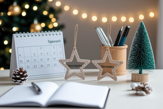 Cover image for 4 Thoughtful Secretary Christmas Ornaments