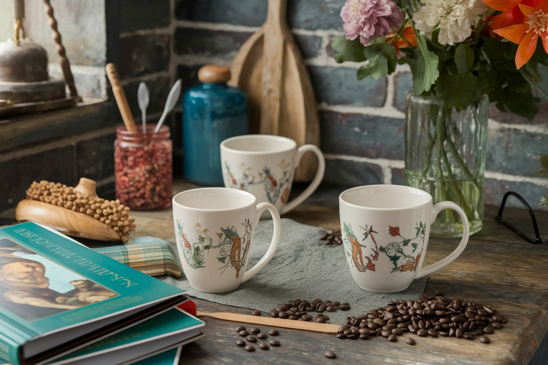 Cover image for 3 Art Collector Coffee Mugs Gift Ideas