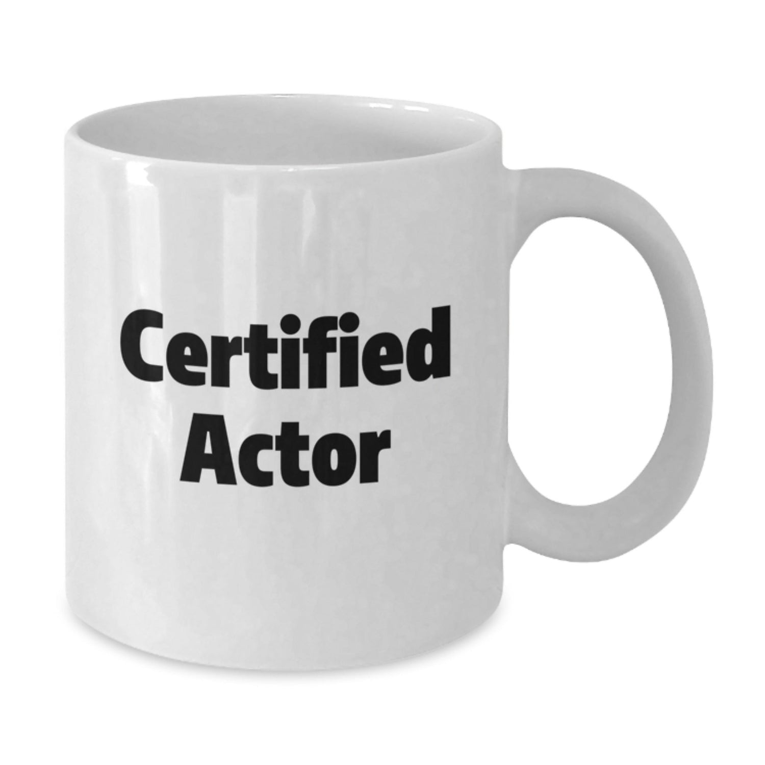 White Coffee Mugs for Actors