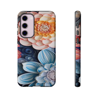 Succulent Phone Case, Echeveria Plant Design - Tough Case, Protective Cover, Cactus Lover Gift, Botanical Phone Accessory