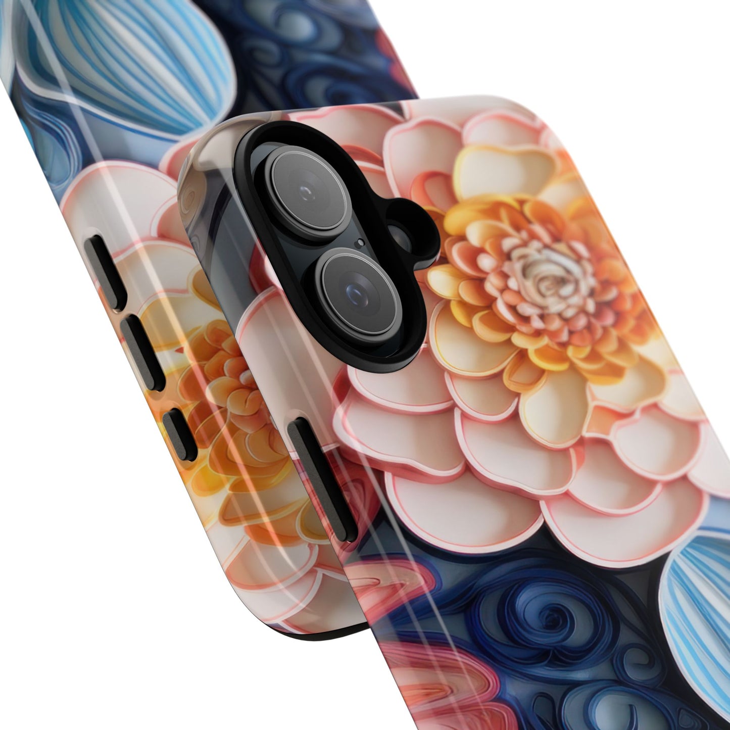 Succulent Phone Case, Echeveria Plant Design - Tough Case, Protective Cover, Cactus Lover Gift, Botanical Phone Accessory