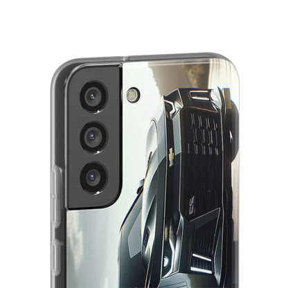 Flexi Phone Case for iPhone & Samsung – 2022 Chevy Camaro SS Car Design Protective Cover