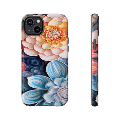 Succulent Phone Case, Echeveria Plant Design - Tough Case, Protective Cover, Cactus Lover Gift, Botanical Phone Accessory