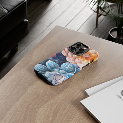 Succulent Phone Case, Echeveria Plant Design - Tough Case, Protective Cover, Cactus Lover Gift, Botanical Phone Accessory