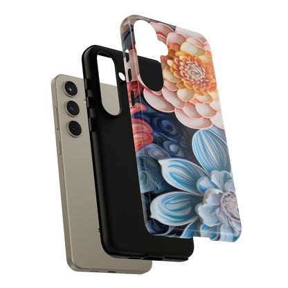 Succulent Phone Case, Echeveria Plant Design - Tough Case, Protective Cover, Cactus Lover Gift, Botanical Phone Accessory
