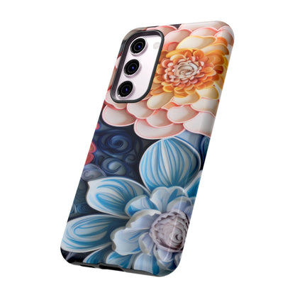 Succulent Phone Case, Echeveria Plant Design - Tough Case, Protective Cover, Cactus Lover Gift, Botanical Phone Accessory