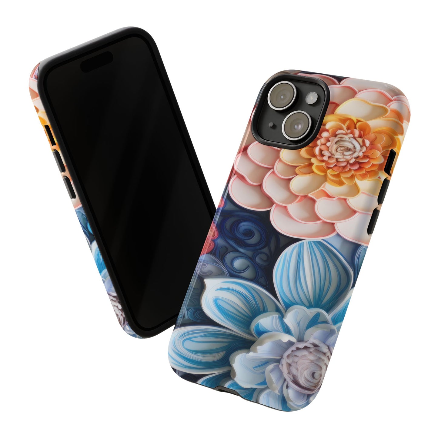 Succulent Phone Case, Echeveria Plant Design - Tough Case, Protective Cover, Cactus Lover Gift, Botanical Phone Accessory