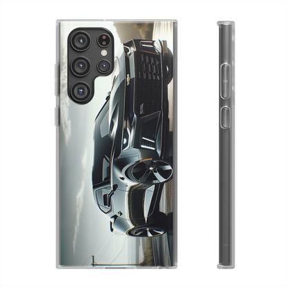 Flexi Phone Case for iPhone & Samsung – 2022 Chevy Camaro SS Car Design Protective Cover