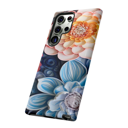 Succulent Phone Case, Echeveria Plant Design - Tough Case, Protective Cover, Cactus Lover Gift, Botanical Phone Accessory