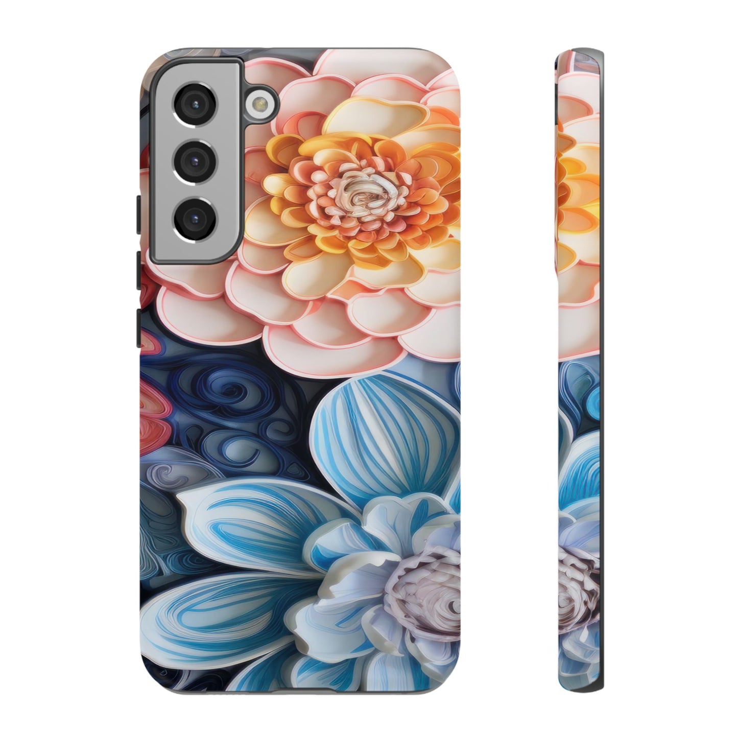 Succulent Phone Case, Echeveria Plant Design - Tough Case, Protective Cover, Cactus Lover Gift, Botanical Phone Accessory