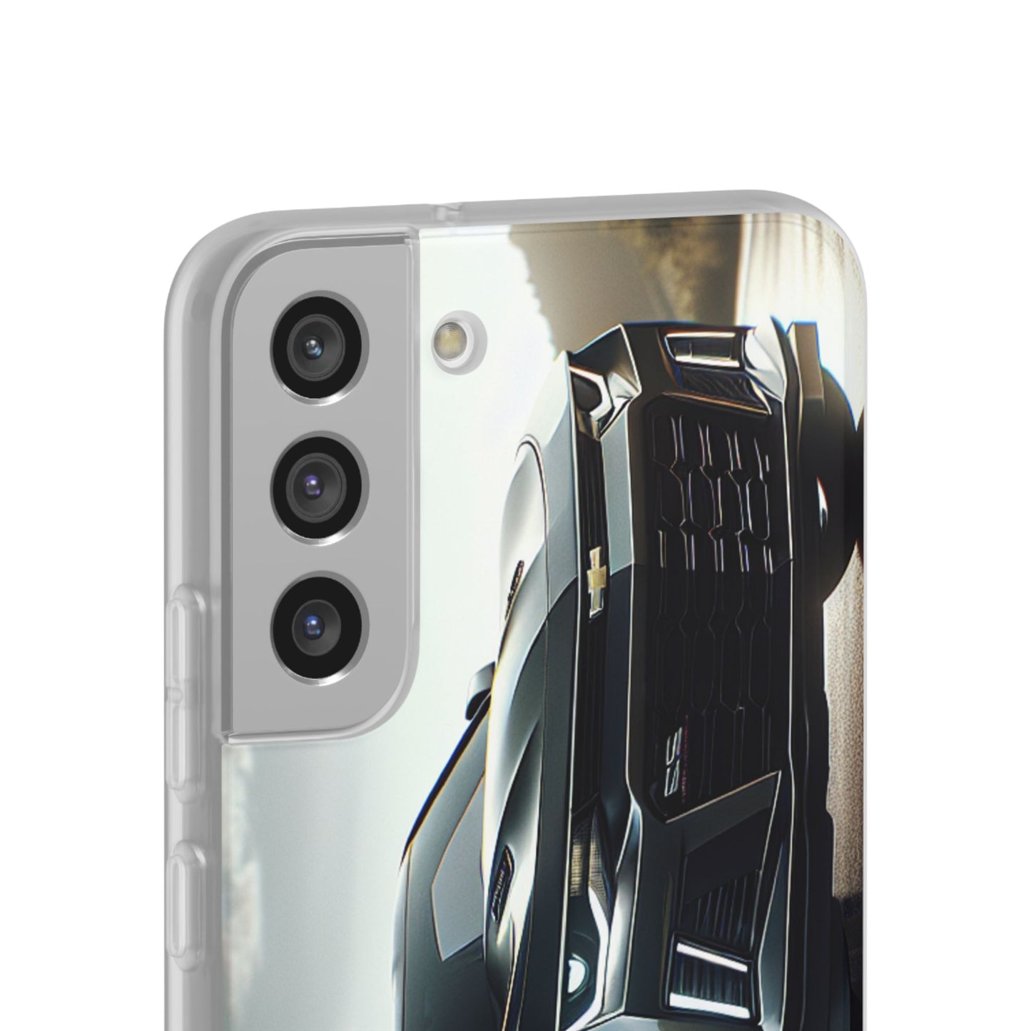 Flexi Phone Case for iPhone & Samsung – 2022 Chevy Camaro SS Car Design Protective Cover
