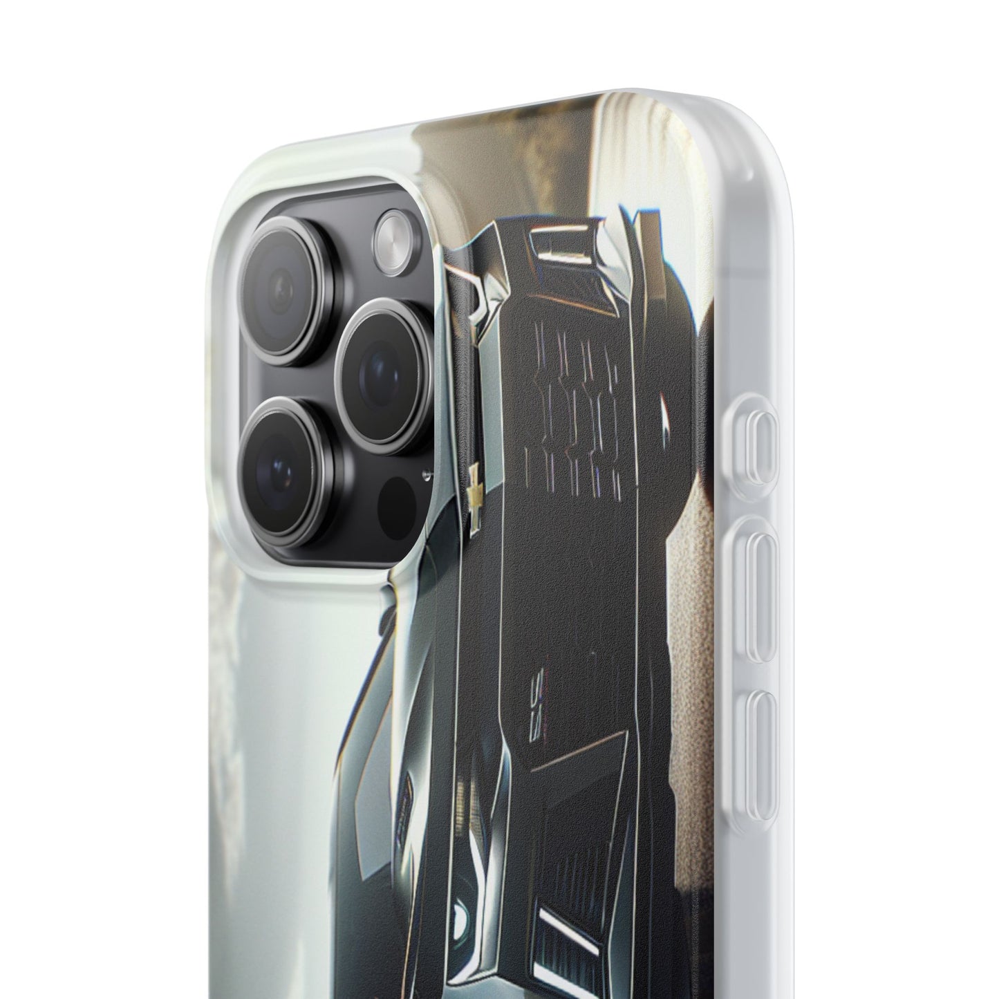 Flexi Phone Case for iPhone & Samsung – 2022 Chevy Camaro SS Car Design Protective Cover
