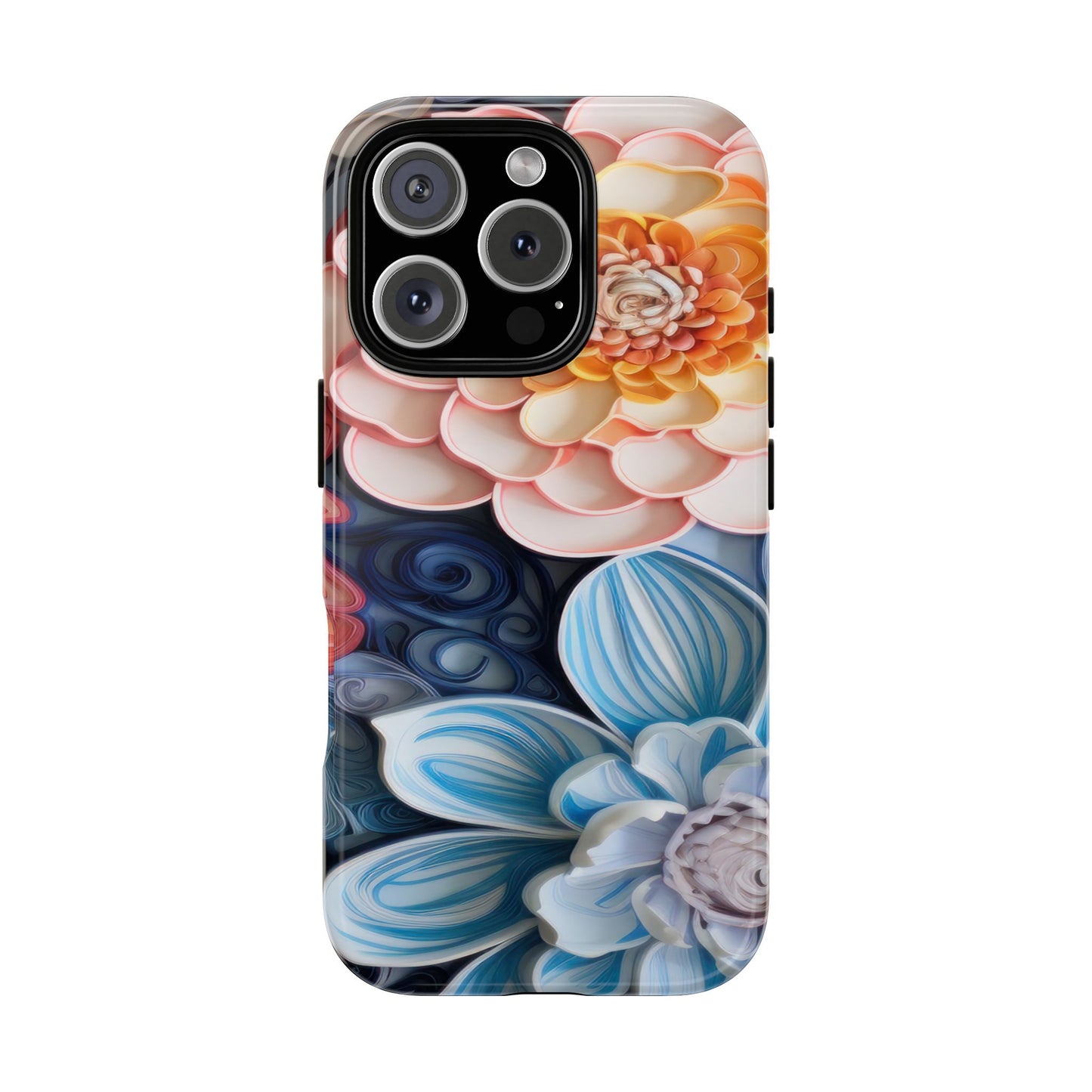 Succulent Phone Case, Echeveria Plant Design - Tough Case, Protective Cover, Cactus Lover Gift, Botanical Phone Accessory
