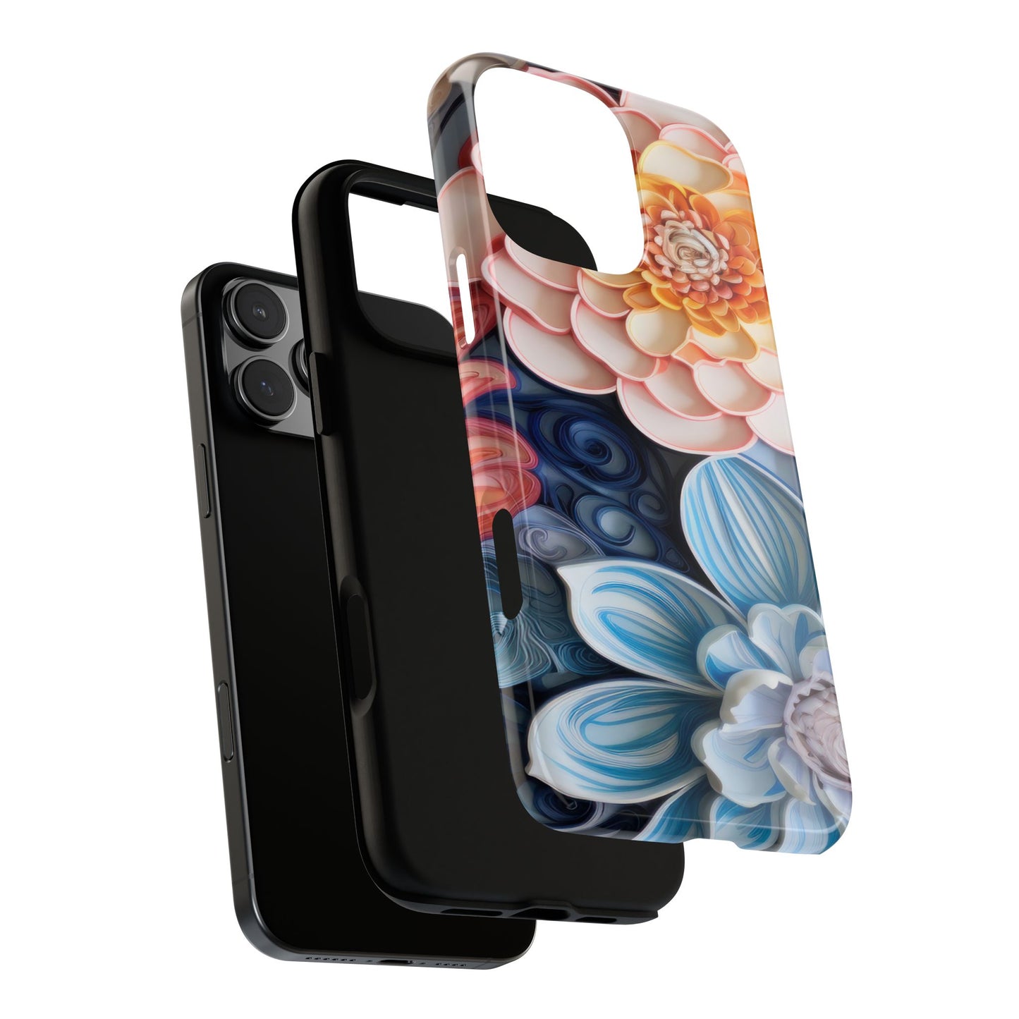Succulent Phone Case, Echeveria Plant Design - Tough Case, Protective Cover, Cactus Lover Gift, Botanical Phone Accessory