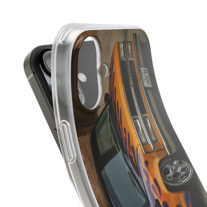 Phone Cases - 1996 Chevy Tahoe with Flames Design