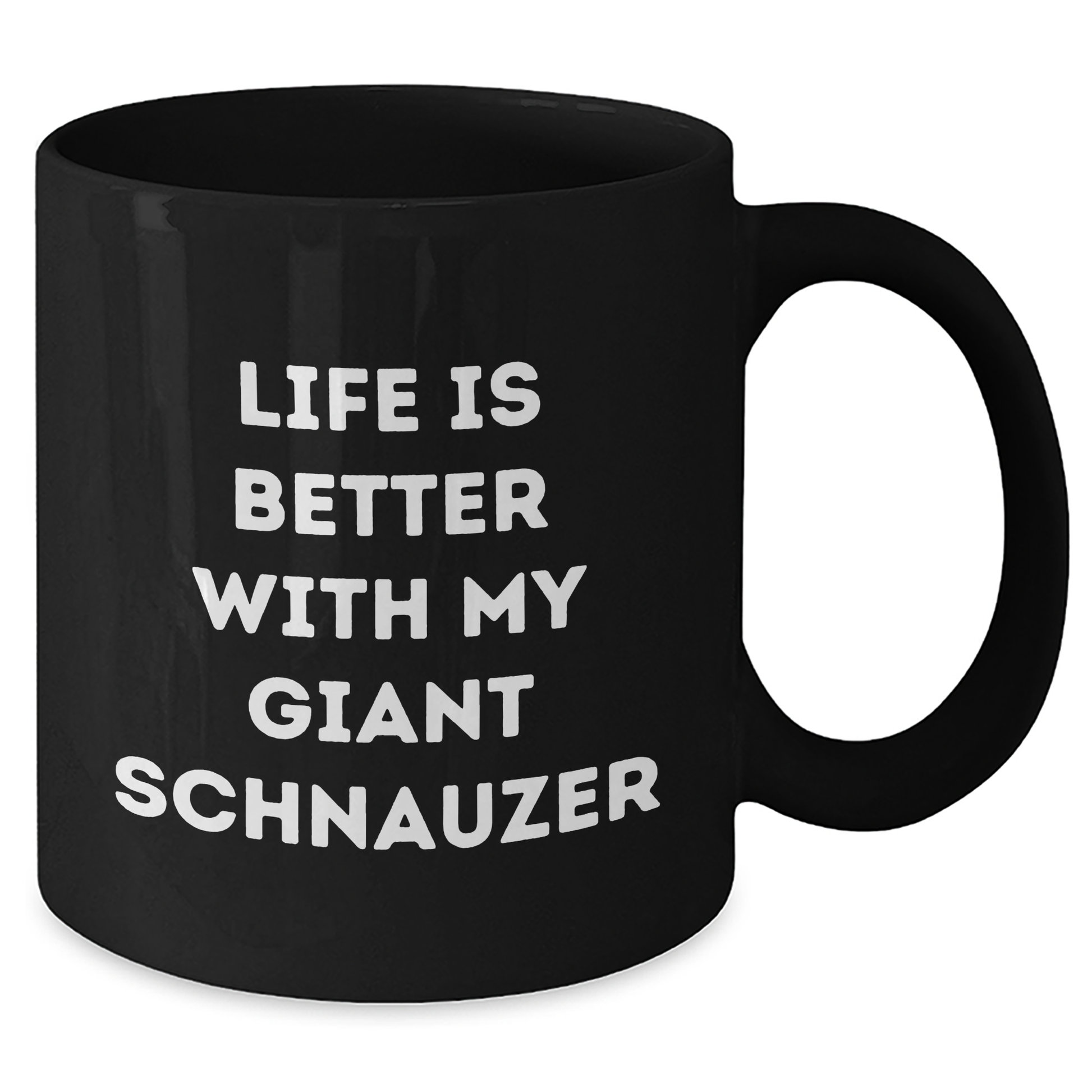 Giant Schnauzer Dog Lovers Funny Quote Coffee Mug Gifts from Family for Father's Day - Victory Thru Vision 