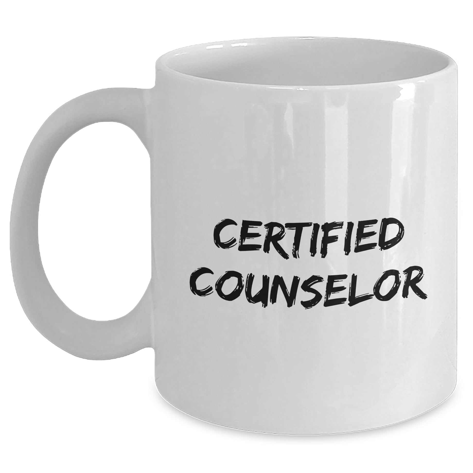 Funny Counselor Gifts from Friends - Inspirational Quote White Coffee Mug for Mother's Day, 11oz or 15oz Capacity, Ceramic, Microwave and Dishwasher Safe - Victory Thru Vision 