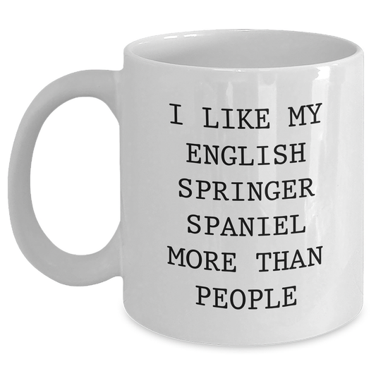 Funny English Springer Spaniel Dog Mom Dad Gifts from Men to Family - Victory Thru Vision 