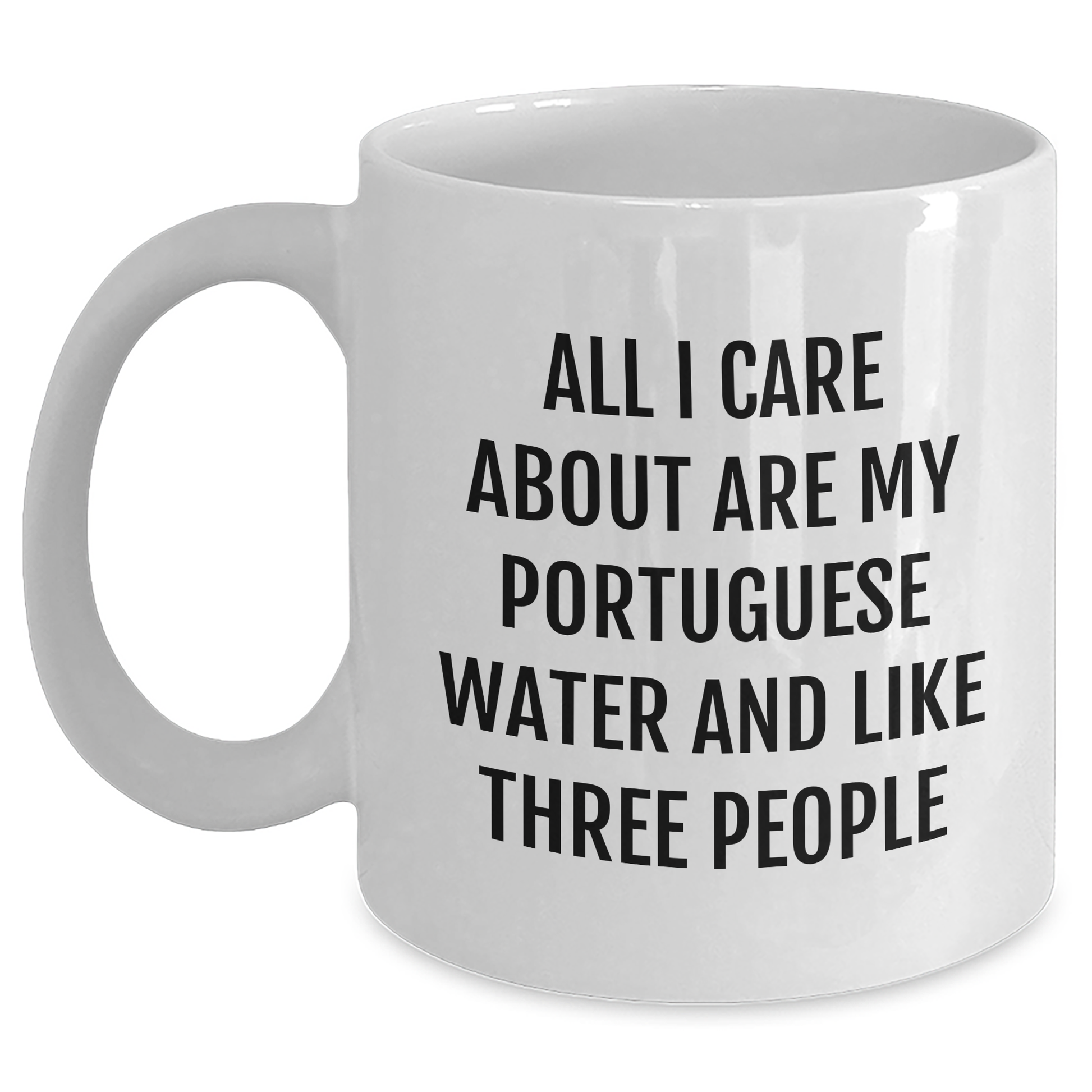 Portuguese Water Dog Gifts: Funny Quote White Coffee Mug, Gifts from Men for Portuguese Water Dog Lovers, Perfect Father's Day Unique Gifts - Main