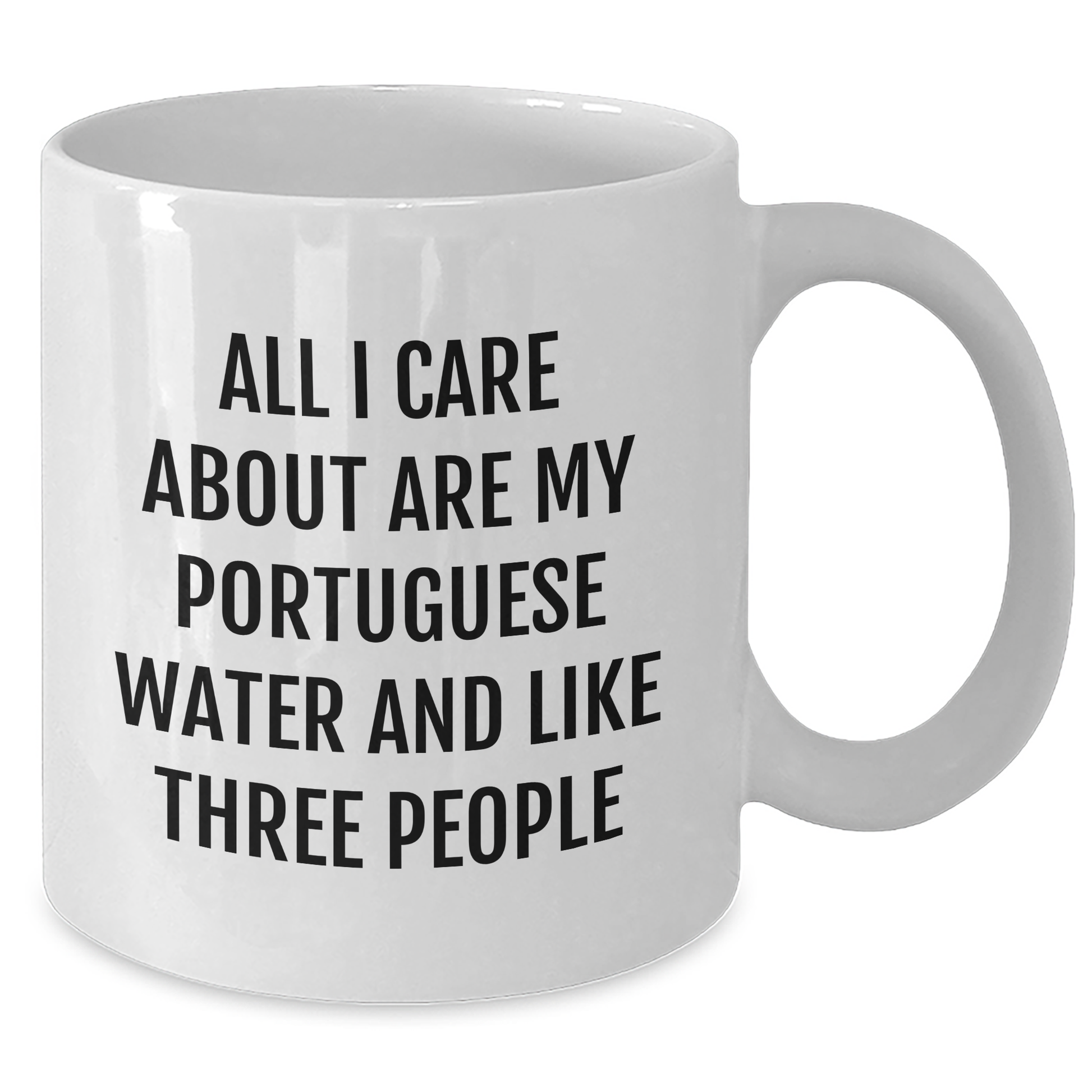 Portuguese Water Dog Gifts: Funny Quote White Coffee Mug, Gifts from Men for Portuguese Water Dog Lovers, Perfect Father's Day Unique Gifts - Additional
