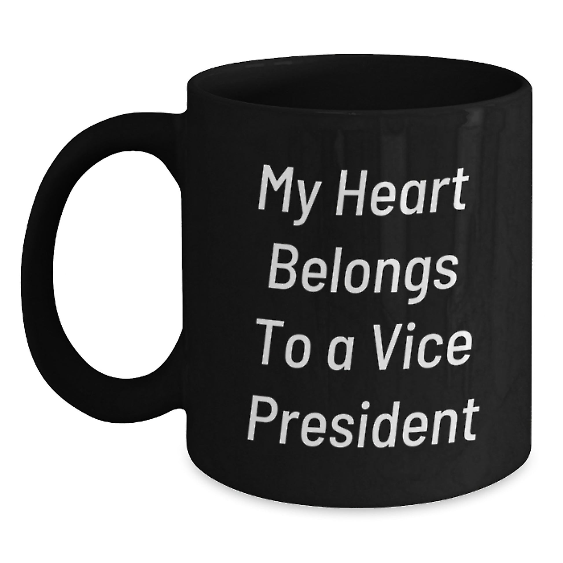 Funny Black Coffee Mug Gifts for Vice President, Unique Christmas Unique Gifts from Men to Vice President - Main