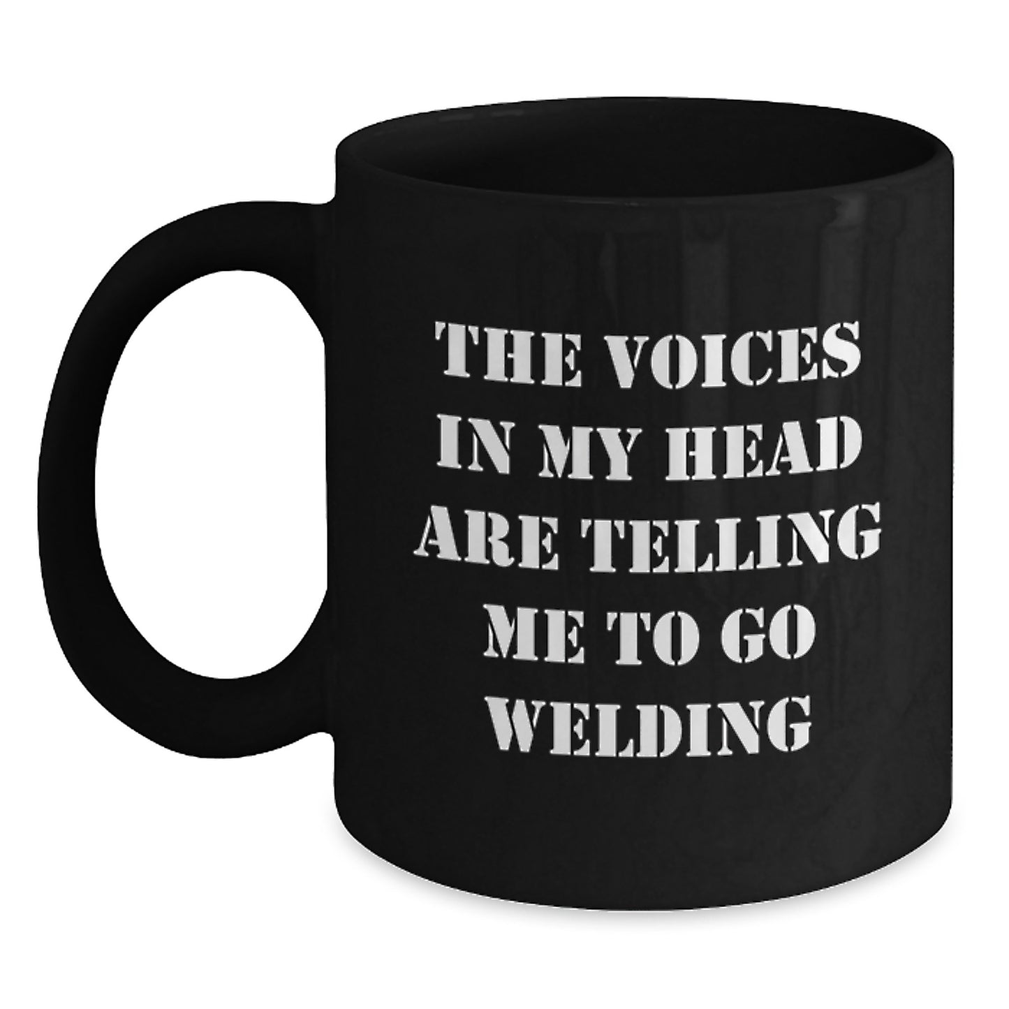 Funny Welding Humor Black Coffee Mug Gifts from Friends and Family for Christmas - Main