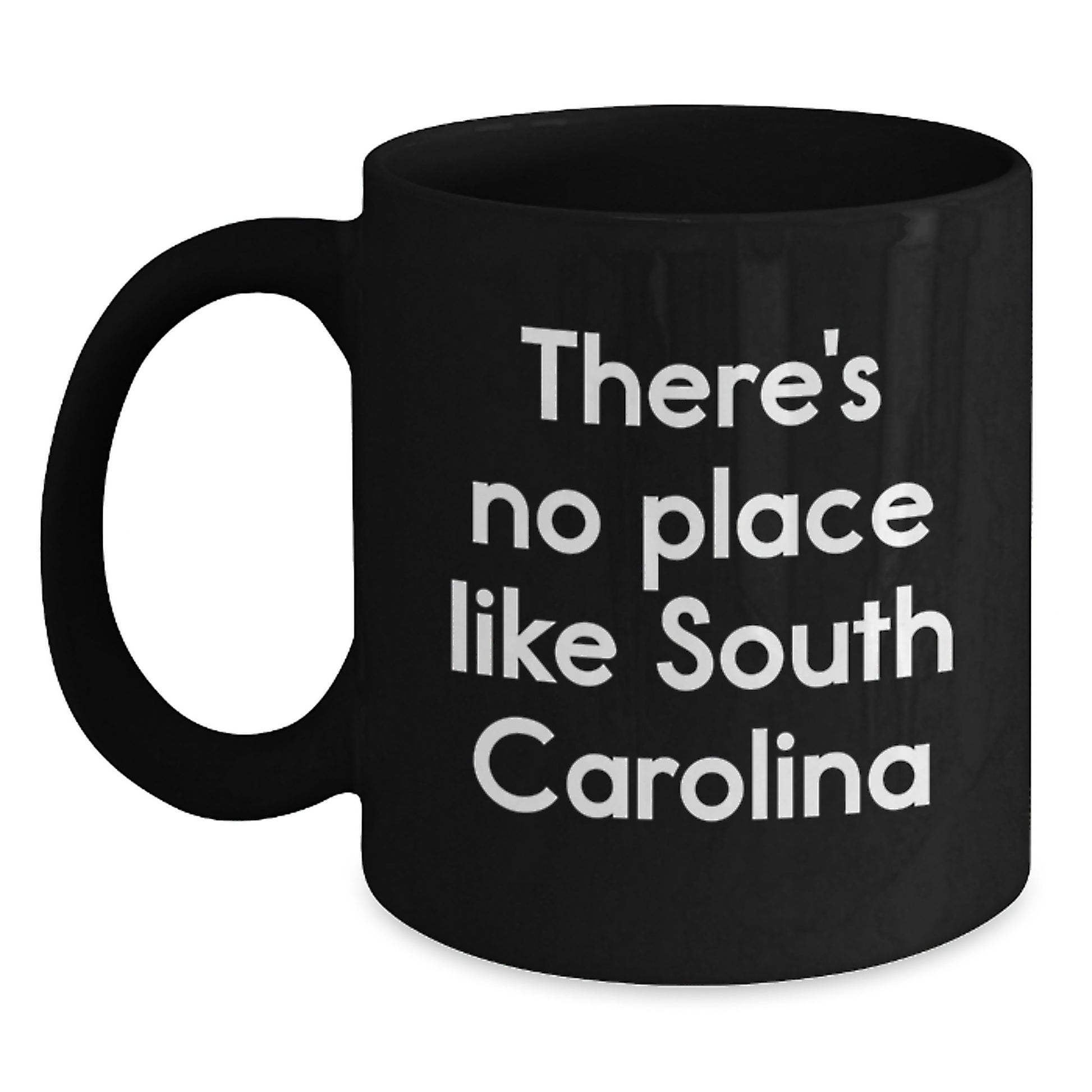 Funny South Carolina Black Coffee Mug Gifts from Friends to South Carolina Lovers This Christmas - Main