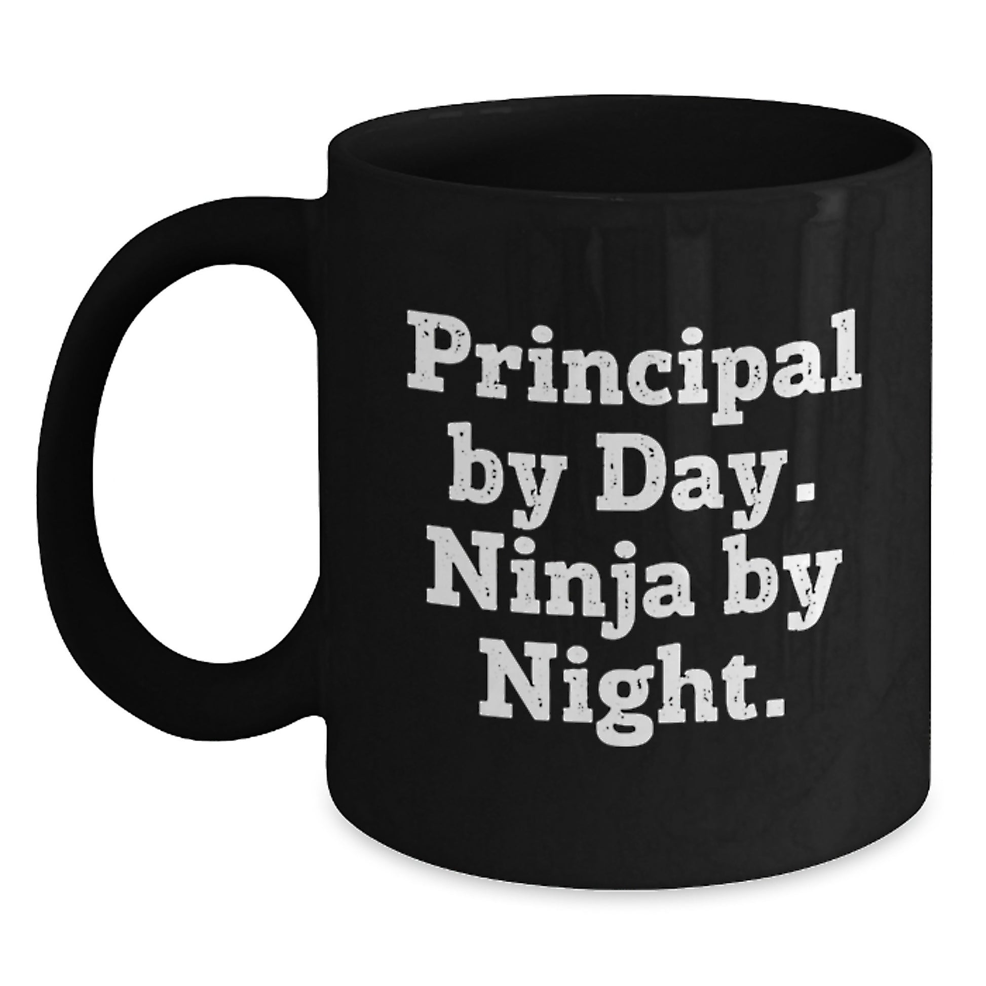 Principal Gifts, Funny Black Coffee Mugs for Christmas Unique Gifts from Men to School Principals - Main