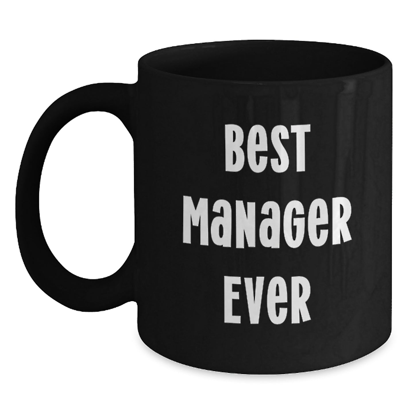 Funny Manager Gifts for Men from, Best Manager Ever Quote, Black Coffee Mug, Perfect for Christmas Unique Gifts - Main