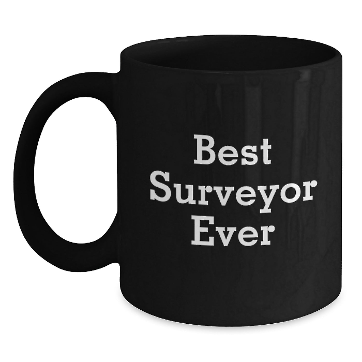 Funny Surveyor Quotes Black Coffee Mugs Gifts from Best Surveyor Ever for Surveyor Graduation Unique Gifts - Main
