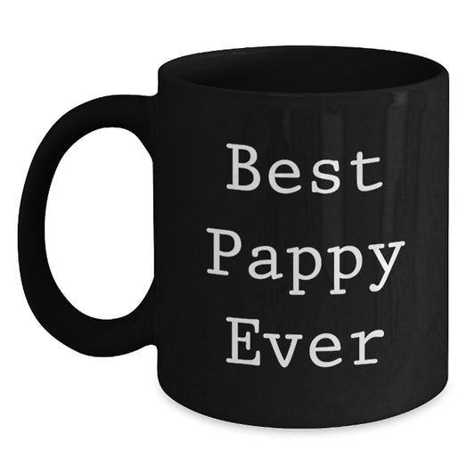 Funny Pappy Gifts for Men, Best Quotes Black Coffee Mug, Christmas Unique Gift - Main