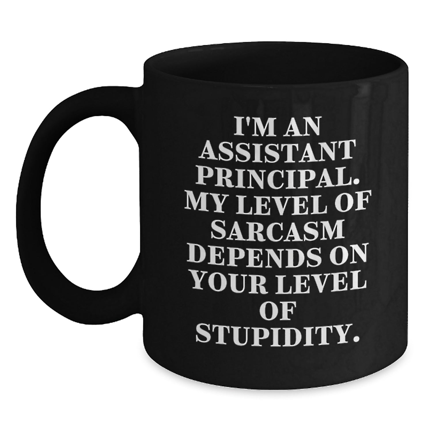 Funny Assistant Principal Gifts for Men from Friends - I'm Sassy Assistant Principal Mug, Black Coffee Mug for Christmas Unique Gifts - Main