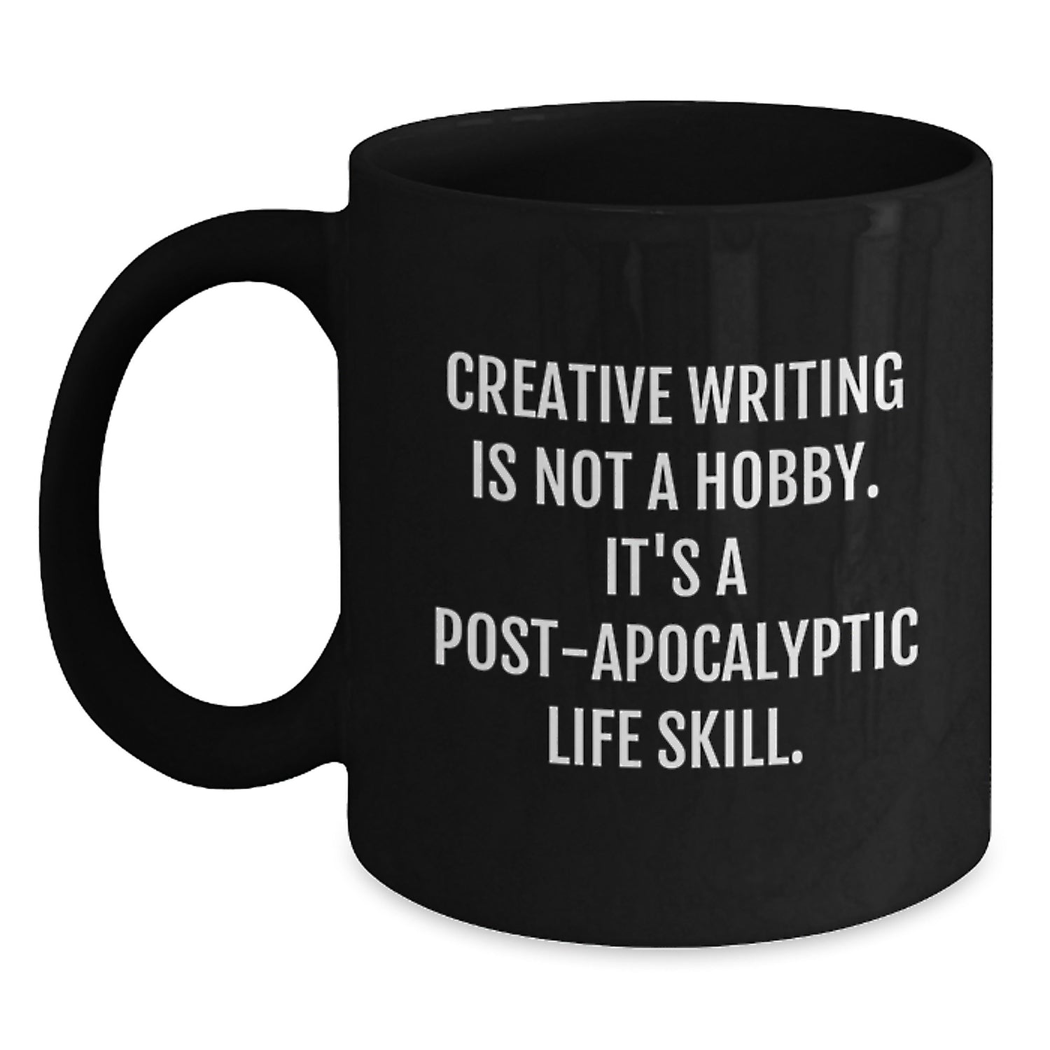 Funny Creative Writing Inspirational Mugs Gifts for Creative Writing Enthusiasts from Friends, Black Coffee Mugs, Christmas Unique Gifts, Gifts for Creative Writing - Main