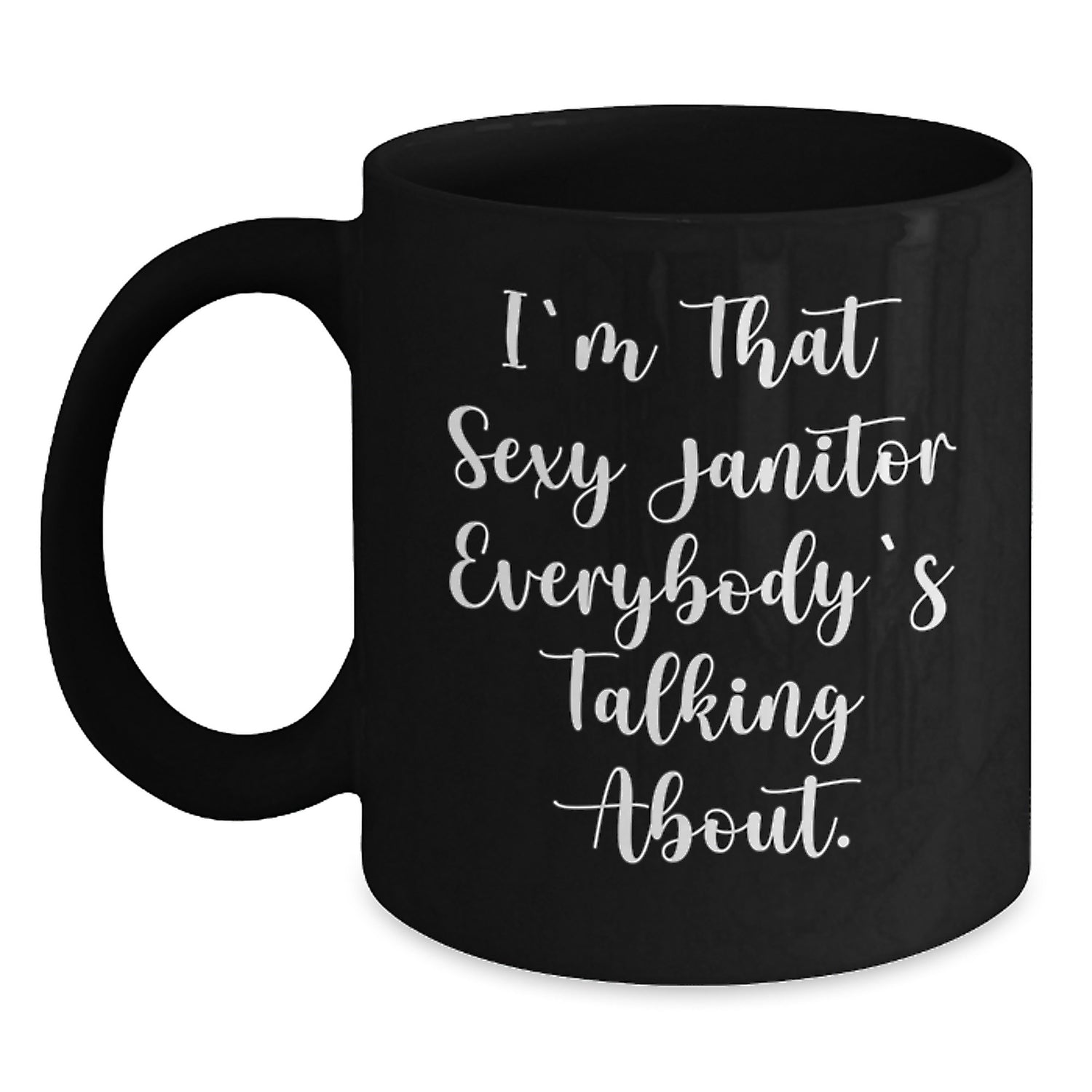 Funny Janitor Gifts Christmas Unique Mugs Black Coffee Quotes from Best Friends for Men - Main