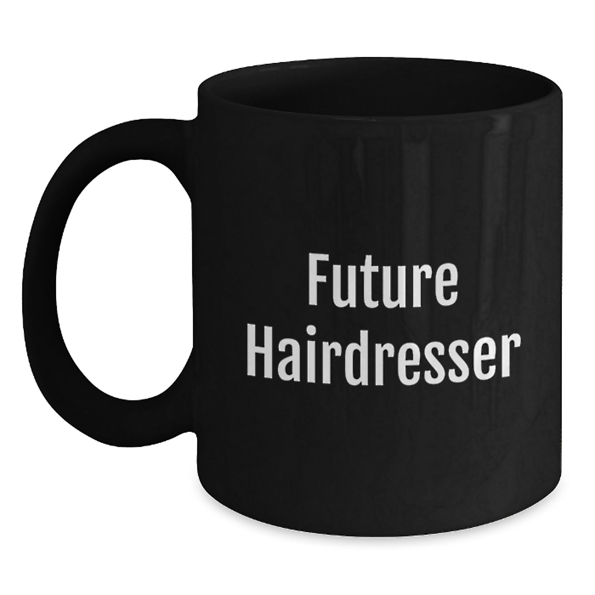 Funny Quote Gifts from Friends for Hairdresser Christmas Unique Black Coffee Mugs - Main