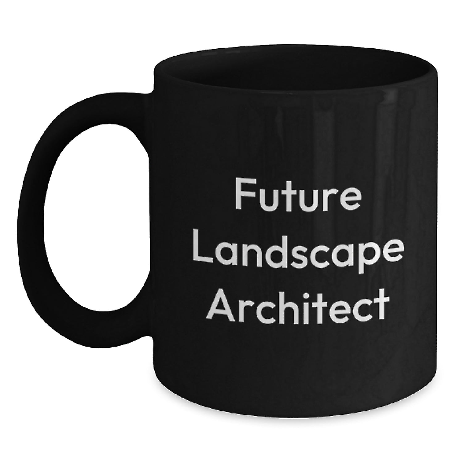 Funny Future Landscape Architect Gifts from Friends, Black Coffee Mugs with Inspirational Quotes for Landscape Architects, Christmas Unique Coffee Mugs for Men - Main