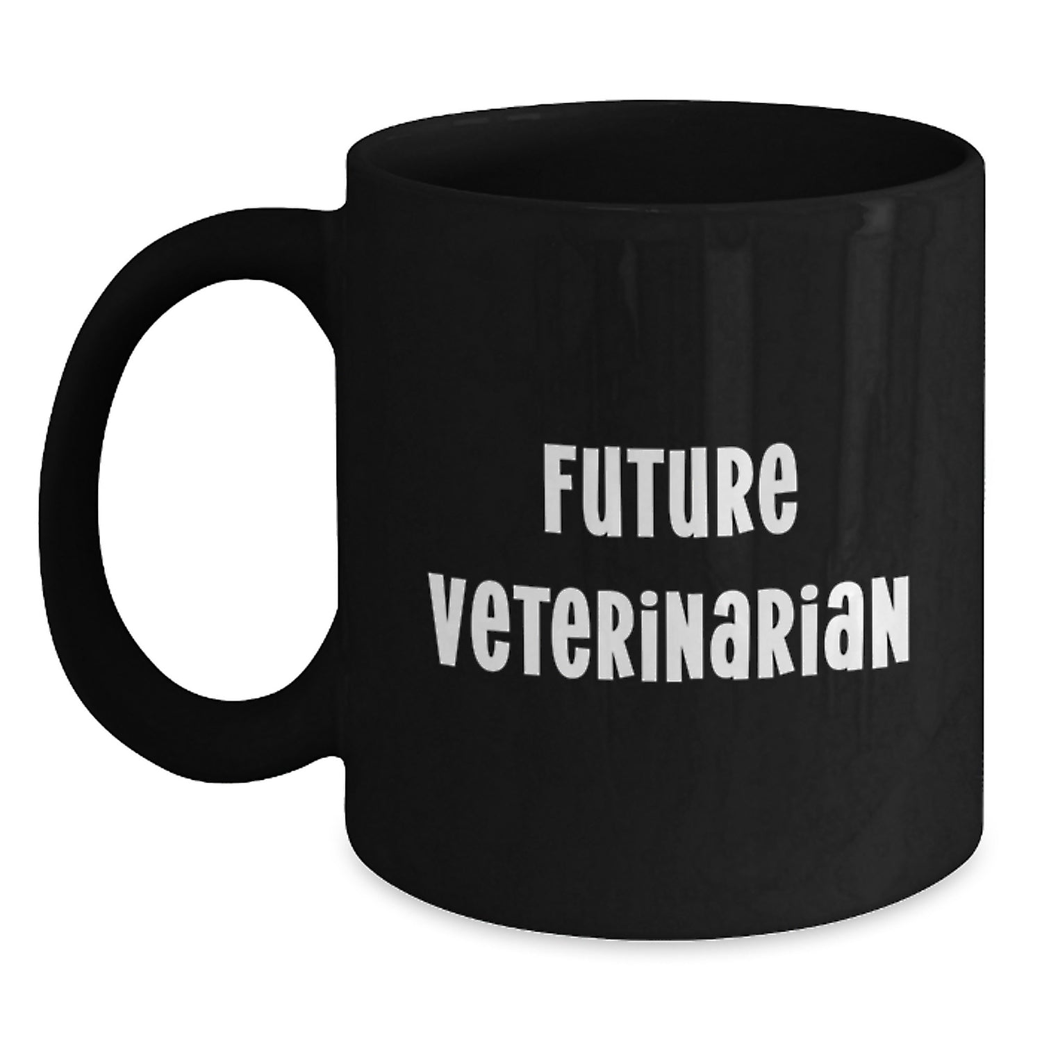 Funny Quote Gifts for Veterinarians from Friends, Black Coffee Mug, Perfect for Christmas Unique Gifts for Men - Main