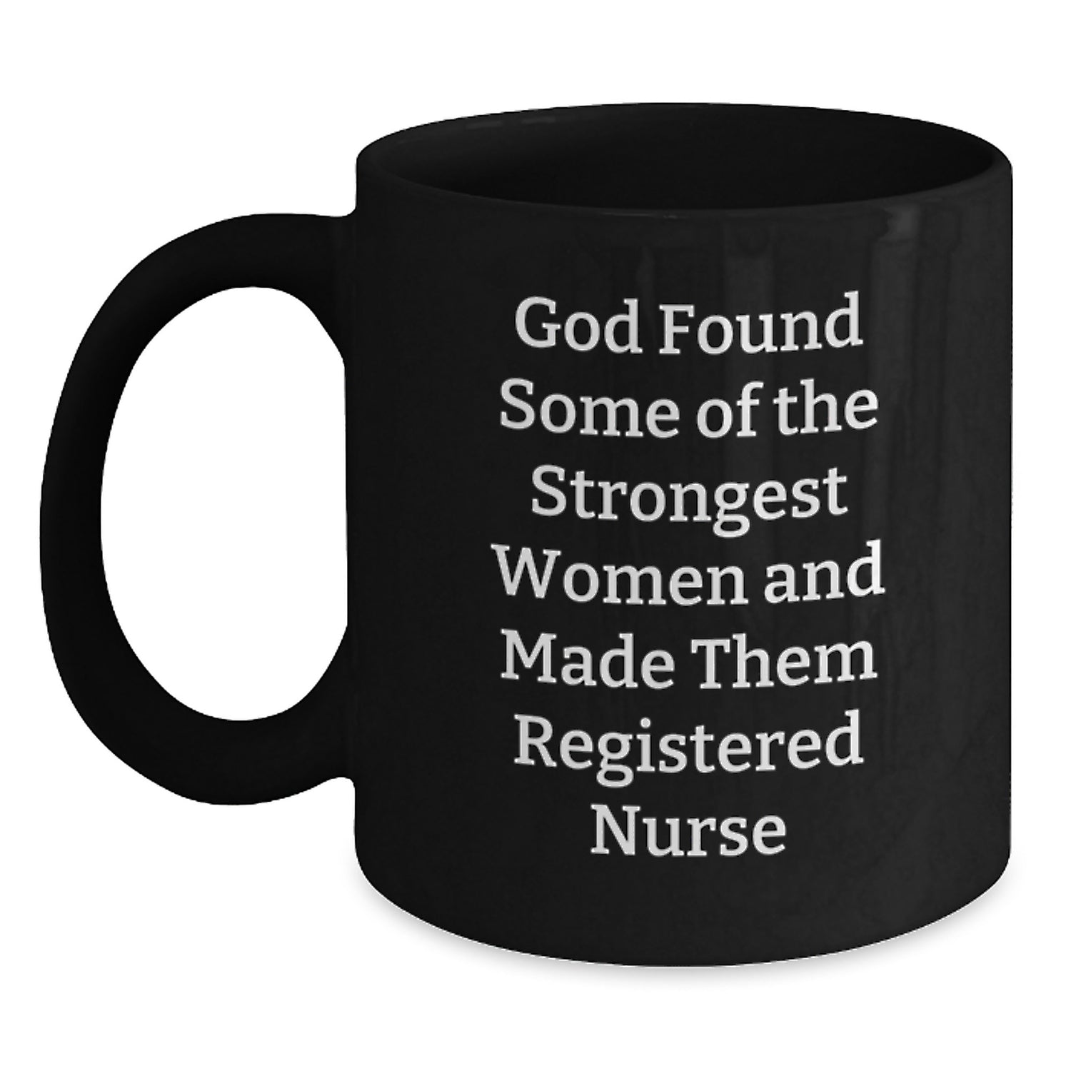 Funny Registered Nurse Gifts from Friends to Coworkers - Black Coffee Mug - Gifts for Registered Nurse Men Women - Main