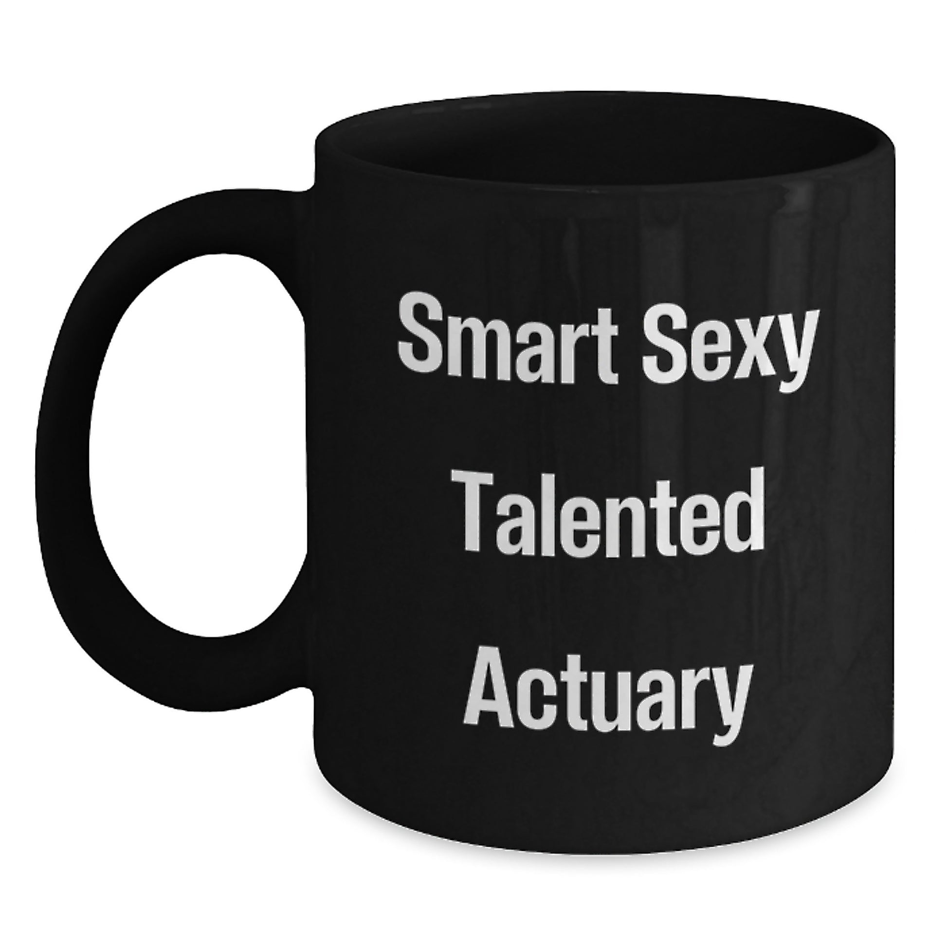 Funny Actuary Gifts, Black Coffee Mugs for Actuary Men, Christmas Unique Gifts from Friends to Actuary - Main
