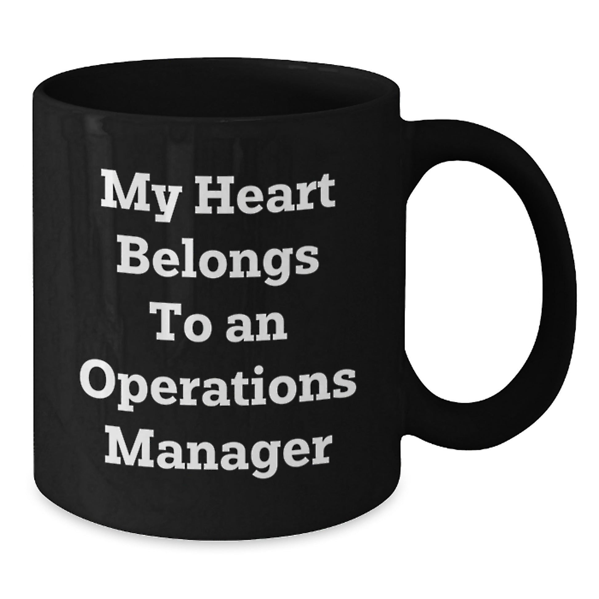 Funny Operations Manager Gifts, Christmas Unique Gifts for Operations Manager, Black Coffee Mug from Friends - Additional
