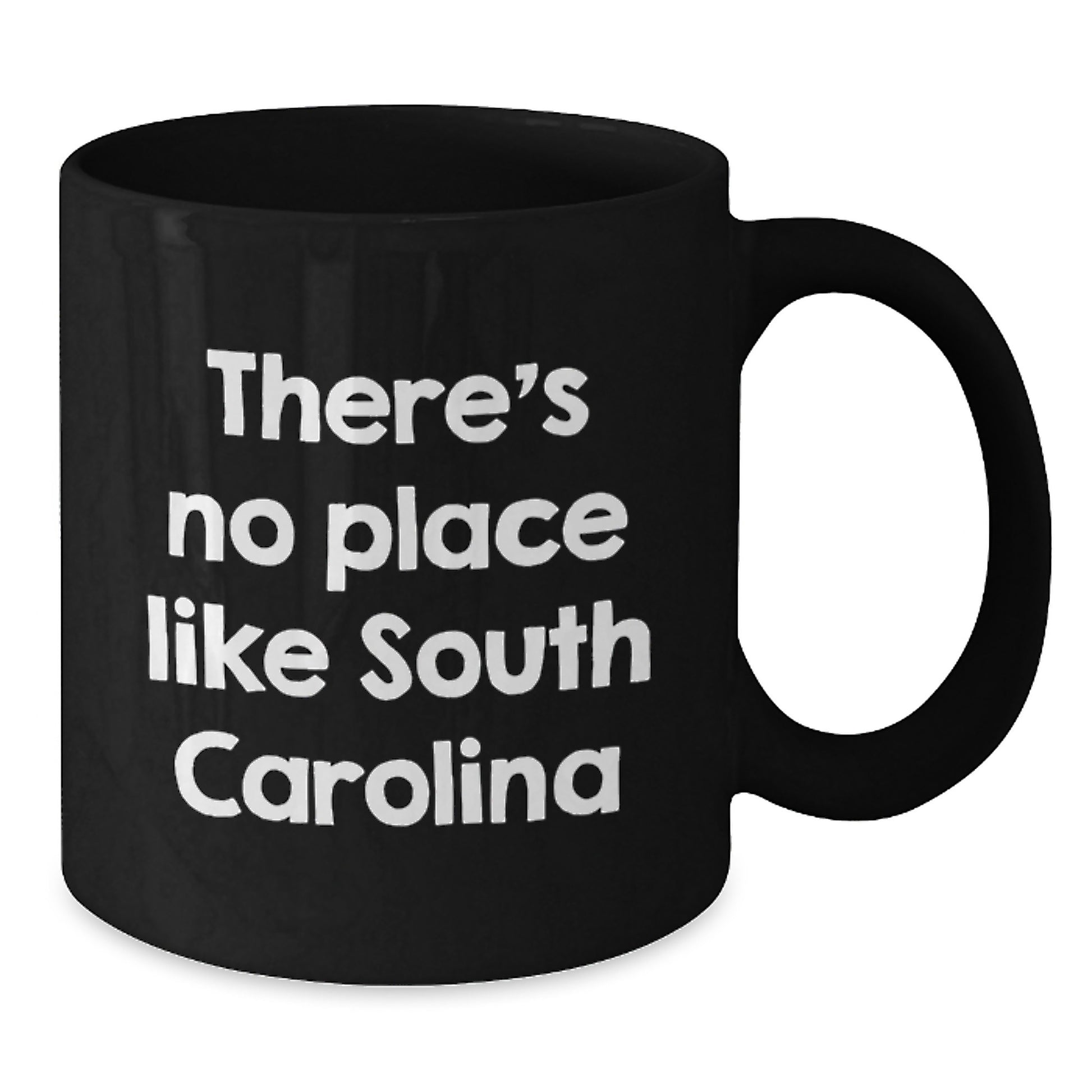 Funny South Carolina Gifts from Friends for Christmas South Carolina Lovers Black Coffee Mug - Additional