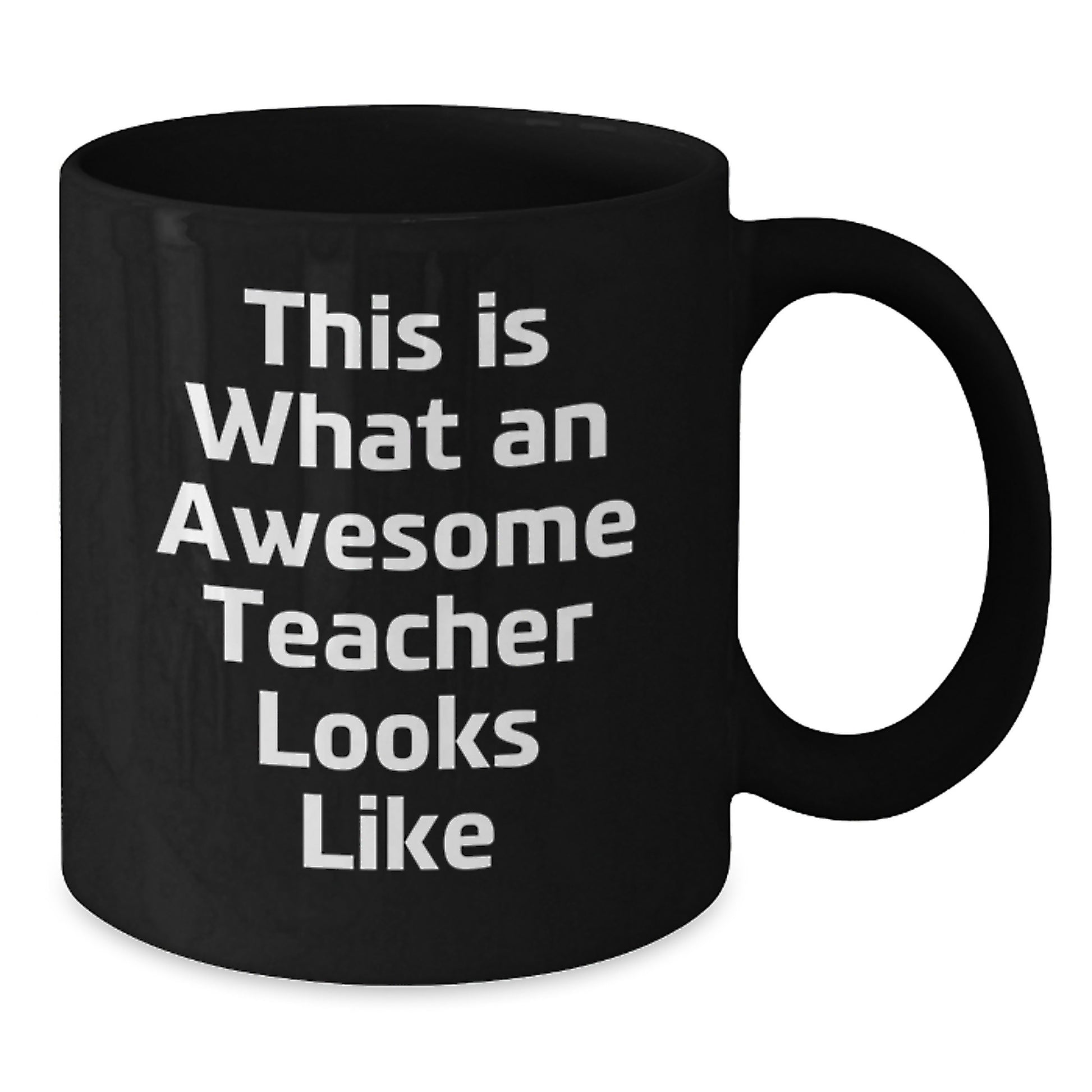 Gifts for Teacher from Coworkers, Funny Teacher Black Coffee Mug for Valentine's Unique Gifts - Additional
