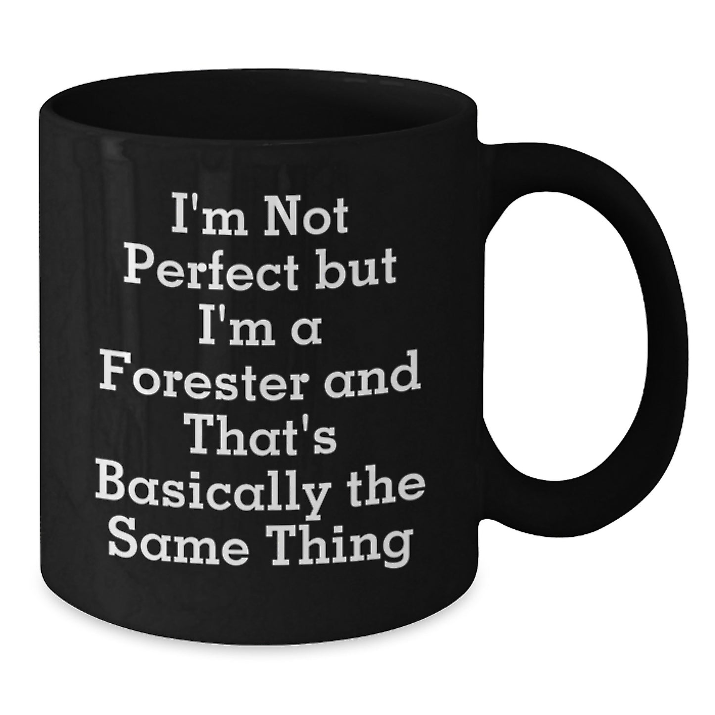 Funny Forester Gifts for Christmas, Unique Black Coffee Mug from Friends, Perfect for Forester Enthusiasts and Coffee Lovers - Additional