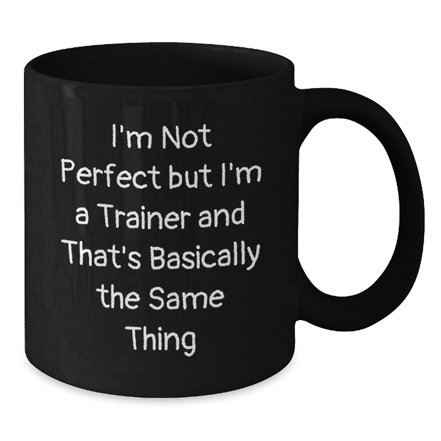 Funny Trainer Gifts for Men from Friends, Unique Black Coffee Mug for Christmas Unique Gifts - Additional