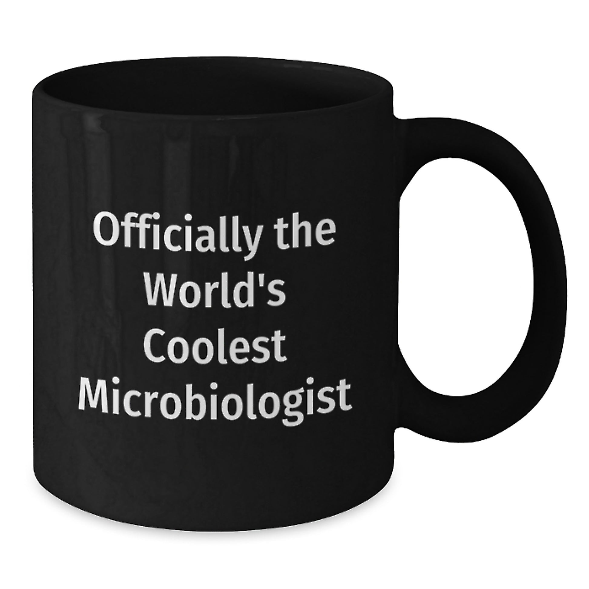 Funny Microbiologist Quotes Black Coffee Mug Gifts for Microbiologist Men Friends Family Christmas Unique Presents from Coworkers - Additional