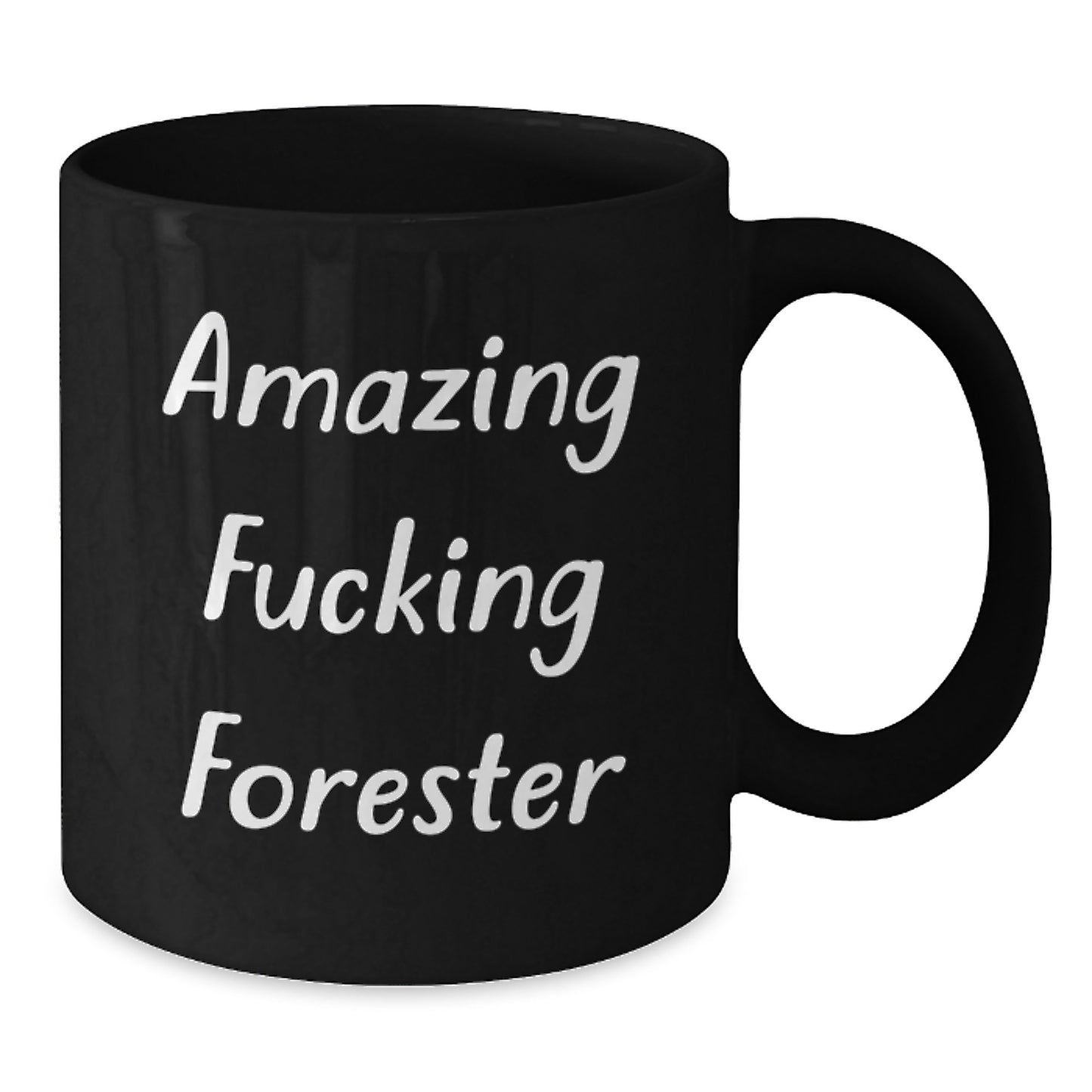 Funny Forester Gifts for Men, Black Coffee Mug Perfect for Forester Fans, Christmas Unique Gifts from Friends - Additional
