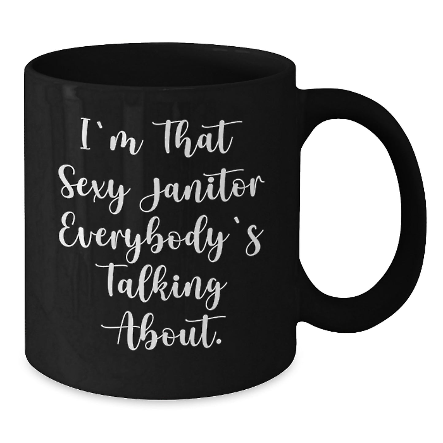 Funny Janitor Gifts Christmas Unique Mugs Black Coffee Quotes from Best Friends for Men - Additional