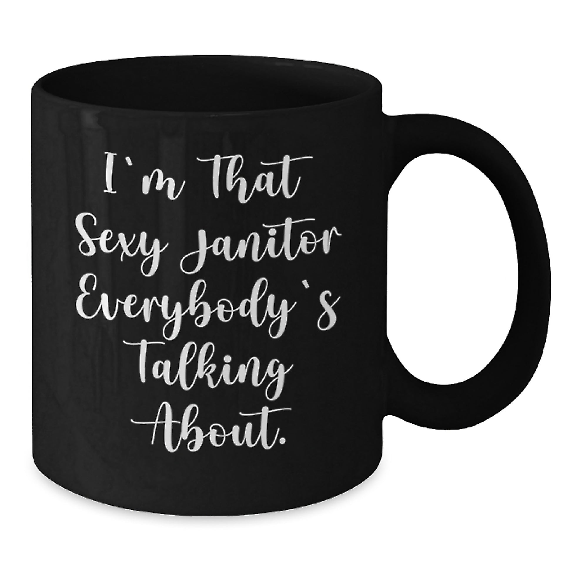 Funny Janitor Gifts Christmas Unique Mugs Black Coffee Quotes from Best Friends for Men - Additional